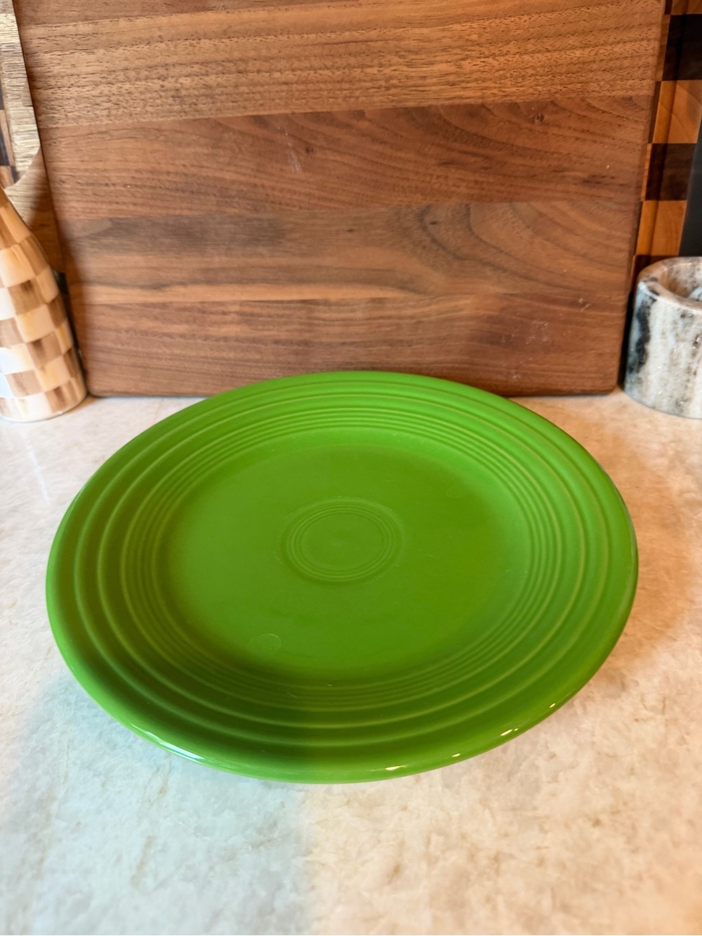 Homer Laughlin Fiesta shamrock green lunch plate 9”